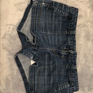 Blue jean shorts